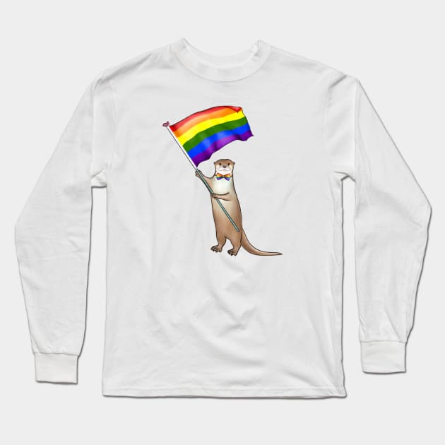 Pride Otter Long Sleeve T-Shirt by OtterFamily